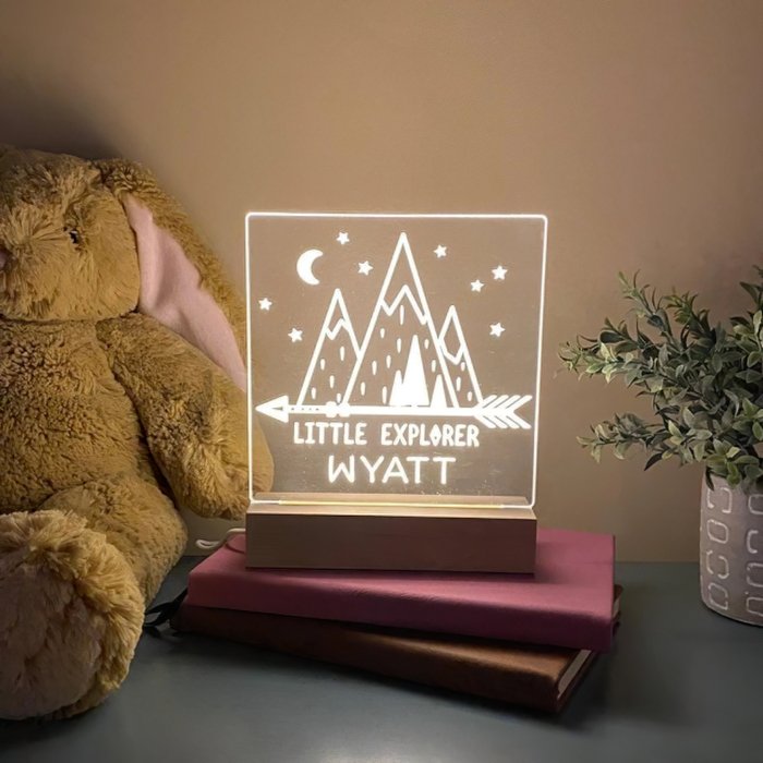 Hayden Wooden Night Light (Personalized)