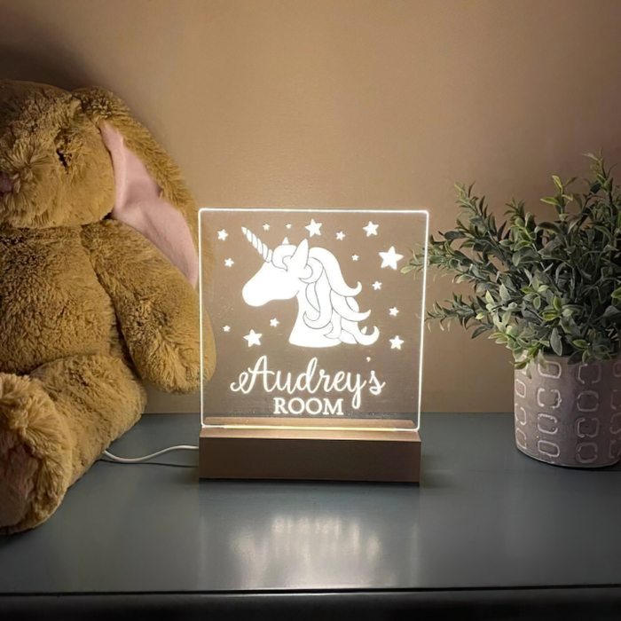 Hayden Wooden Night Light (Personalized)