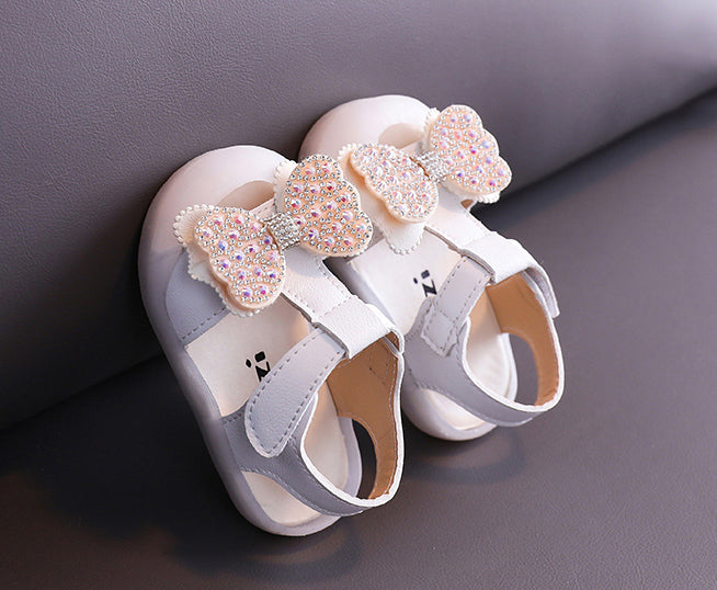 Krystal Ribbon Sandals