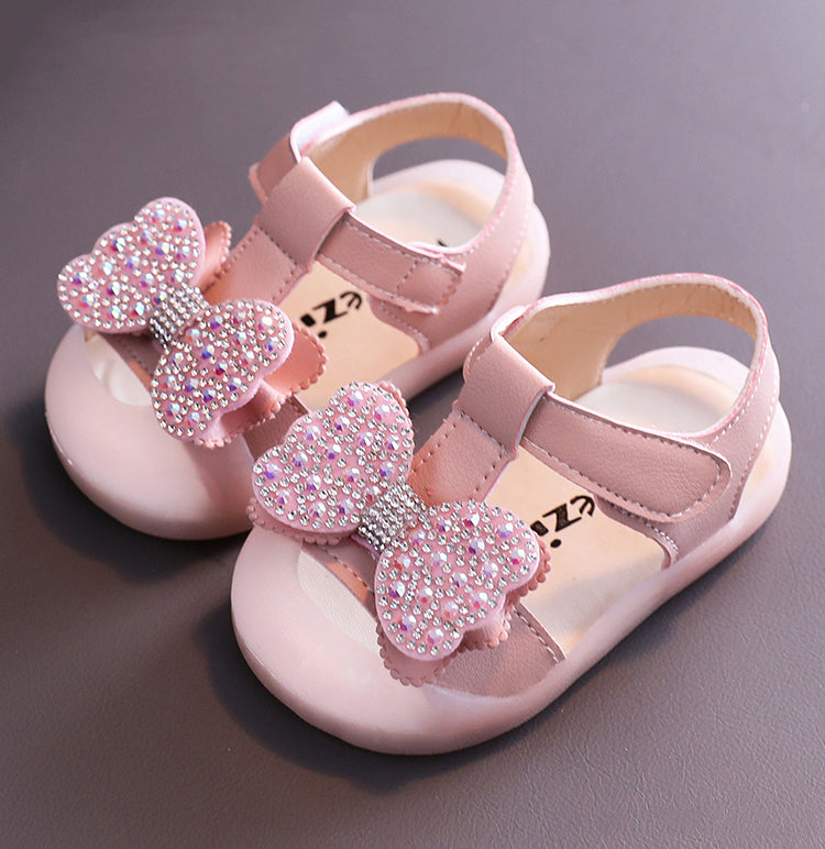Krystal Ribbon Sandals
