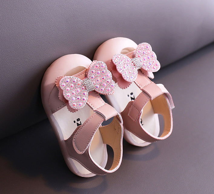 Krystal Ribbon Sandals