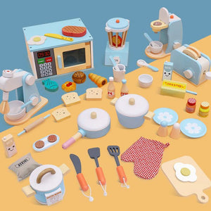 Wooden Kitchen Playset