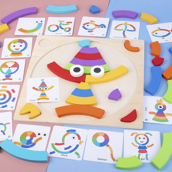 Montessori Geometric Creativity Puzzle