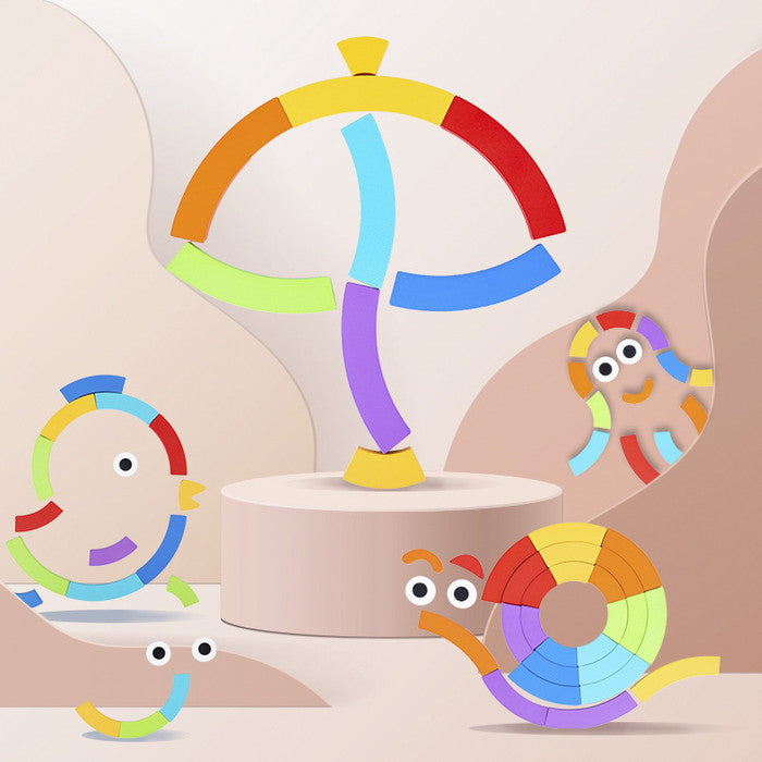 Montessori Geometric Creativity Puzzle