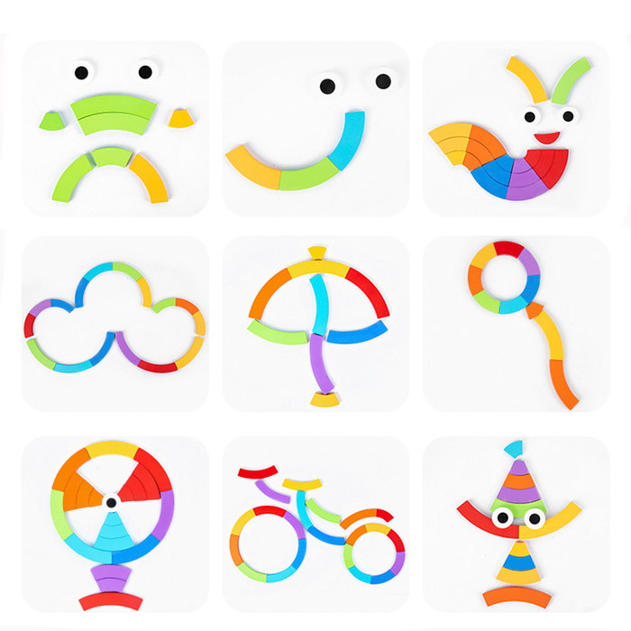 Montessori Geometric Creativity Puzzle