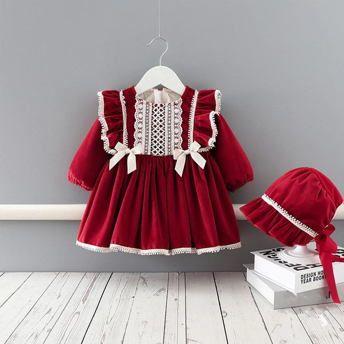 Red Velvet Dress