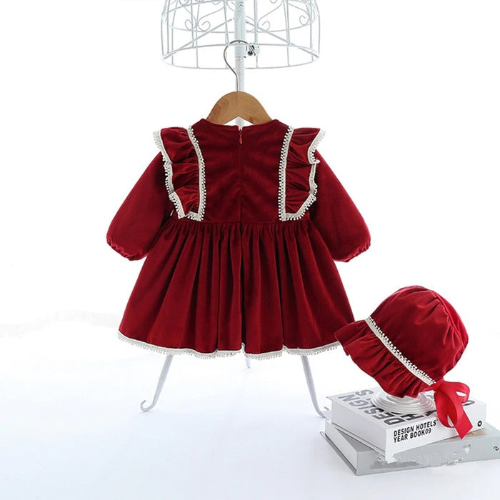 Red Velvet Dress