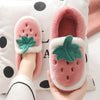 Strawberry Plush Slippers