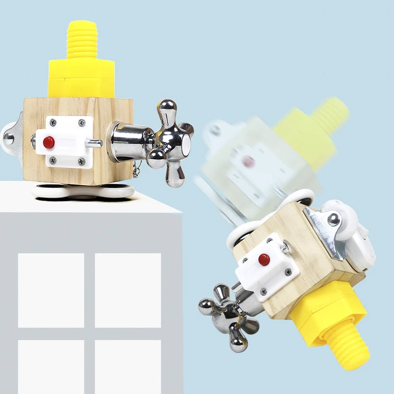 Wooden Craft Busy Cube