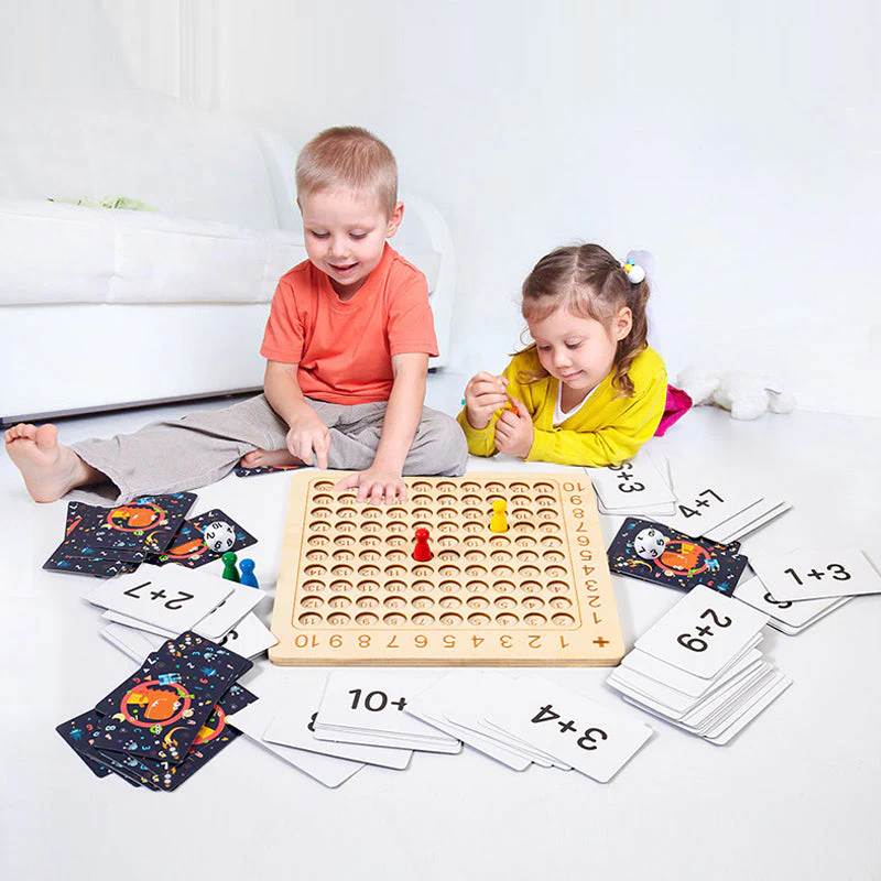 Wooden Montessori Arithmetic Learning Game
