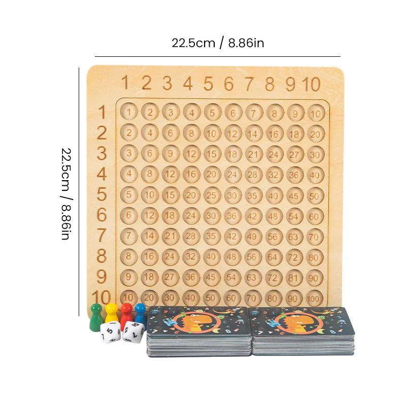 Wooden Montessori Arithmetic Learning Game