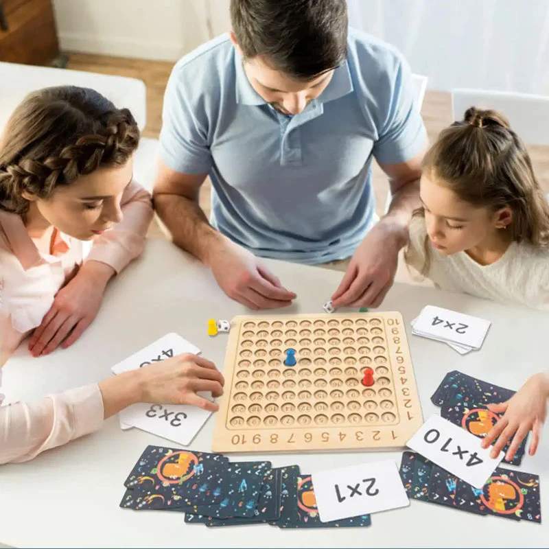 Wooden Montessori Arithmetic Learning Game
