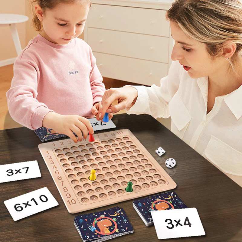 Wooden Montessori Arithmetic Learning Game